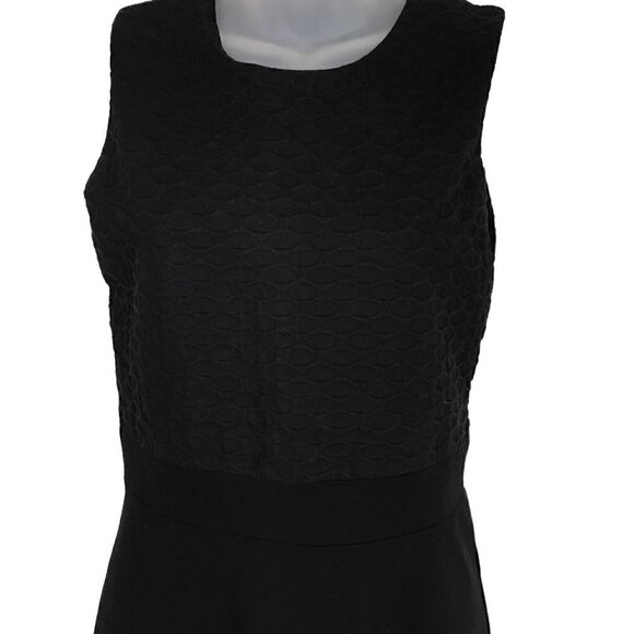 THEORY Black Fully Lined Sleeveless Midi Dress Size 4 - Picture 3 of 6